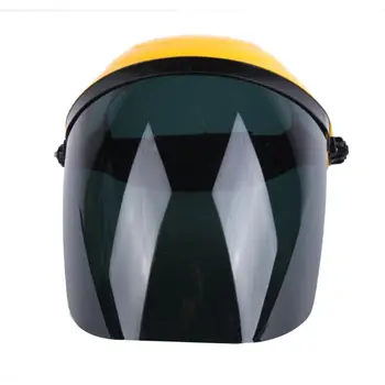 

Multipurpose High Temperature Anti-spit Transparent Plexiglass Face Protection Cover Mask Head-mounted Shield Screen Grinding