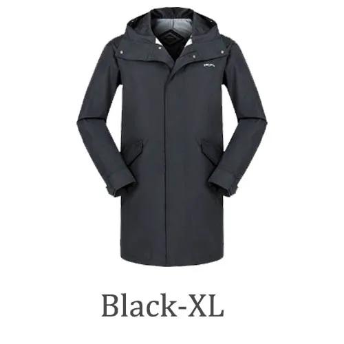 black XL Xiaomi ZENPH ветрозащитная водоотталкивающая мягкая теплая куртка 3D стерео анти-пиллинг средней и длинной секции пальто для мужчин и женщин - Цвет: black XL