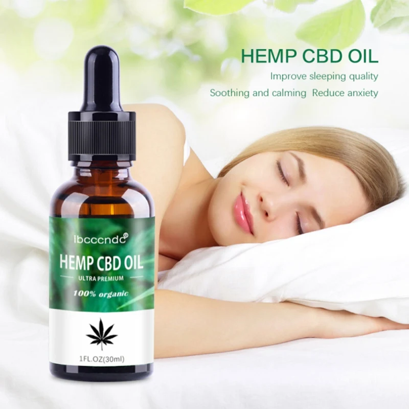 Конопляное масло CBD масло натуральное успокаивает нажим, боль улучшает сон соскабливание ног масло для ароматерапии Стресс Расслабляющий массаж масло