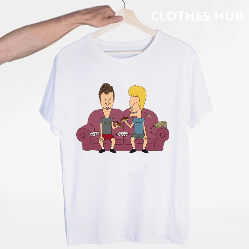 БИВИС и баттхед футболка рок навсегда футболка Для мужчин и Для женщин унисекс в уличном стиле - Цвет: Лаванда