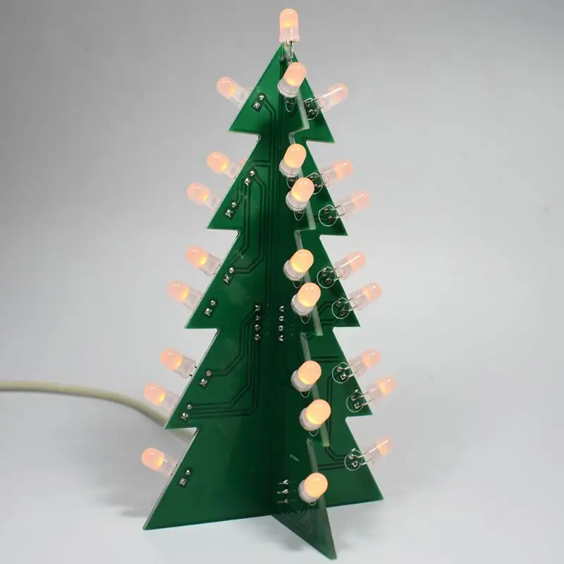 DIY мигающий Звездный эффект 3D светодиодный Рождественская елка украшения праздничный комплект украшений GXMA