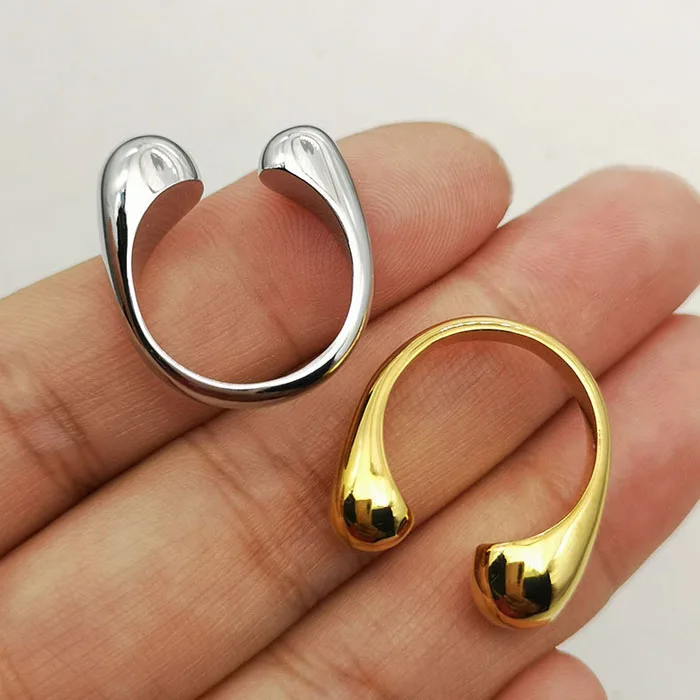 18K Gold Plated Adjustable Ring Image 6