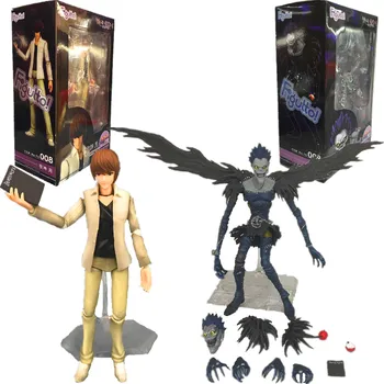 

Figma Death Note Action Figure Toys 008# YAGAMI LIGHT 009# LYUK Death Note Anime Model Colletibles Decor Gifts Toys For Children
