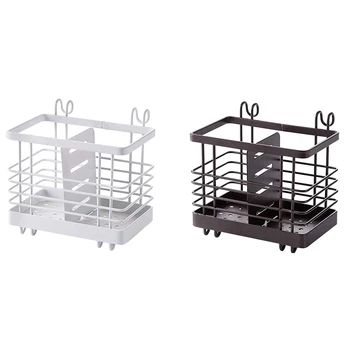 

CSS Household Kitchen Tableware Drain Rack Drain Chopstick Cage Spoon Chopstick Rack Kitchen Accessories Tool Storage Box