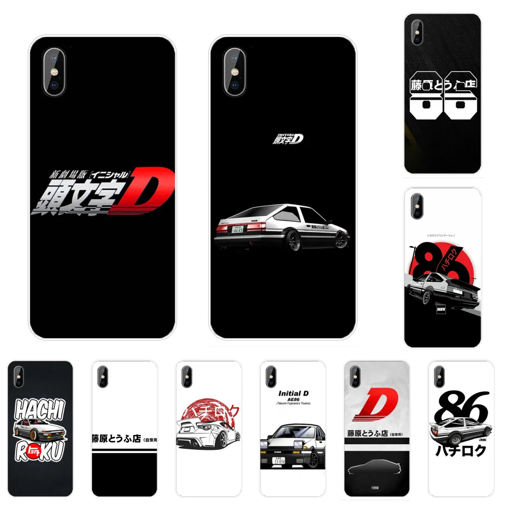 AE86 Initial D Car Cool новое поступление черный сотовый телефон чехол для iPhone 5 5S SE 5C 6 6S 7 8