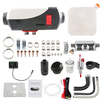 

007 5Kw 12V Car Diesel Heater Parking Heater Car Air Heater For Car Truck Bus Universal Air Heater Lcd Screen