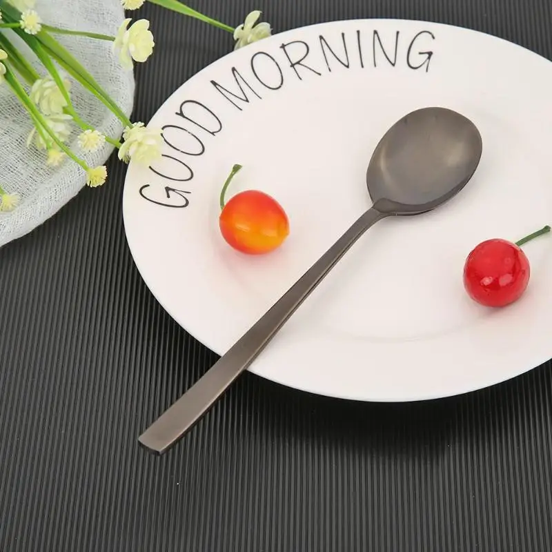 Нержавеющая сталь Студенческая уличная ложка для пикника Flatware столовая посуда кухонные гаджеты Кемпинг Альпинизм Основные аксессуары