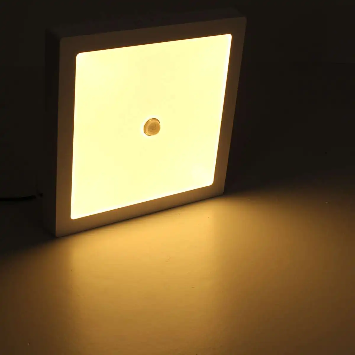 

Smuxi 24W 120LEDs LED Ceiling Light Body Sensing Square Shape LED Down Lights Ceiling Recessed Spot Lights 2835smd AC85-265V