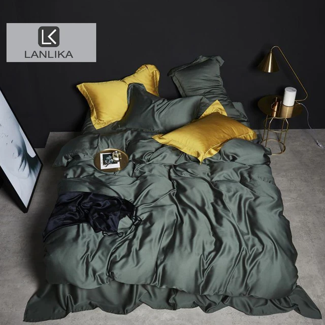 Fashion Brand Coffee Letter Print Bedding Set Bedding Set Includes Duvet  Cover, Bed Sheet, Pillowcase, King And Queen Size - Bedding Set - AliExpress