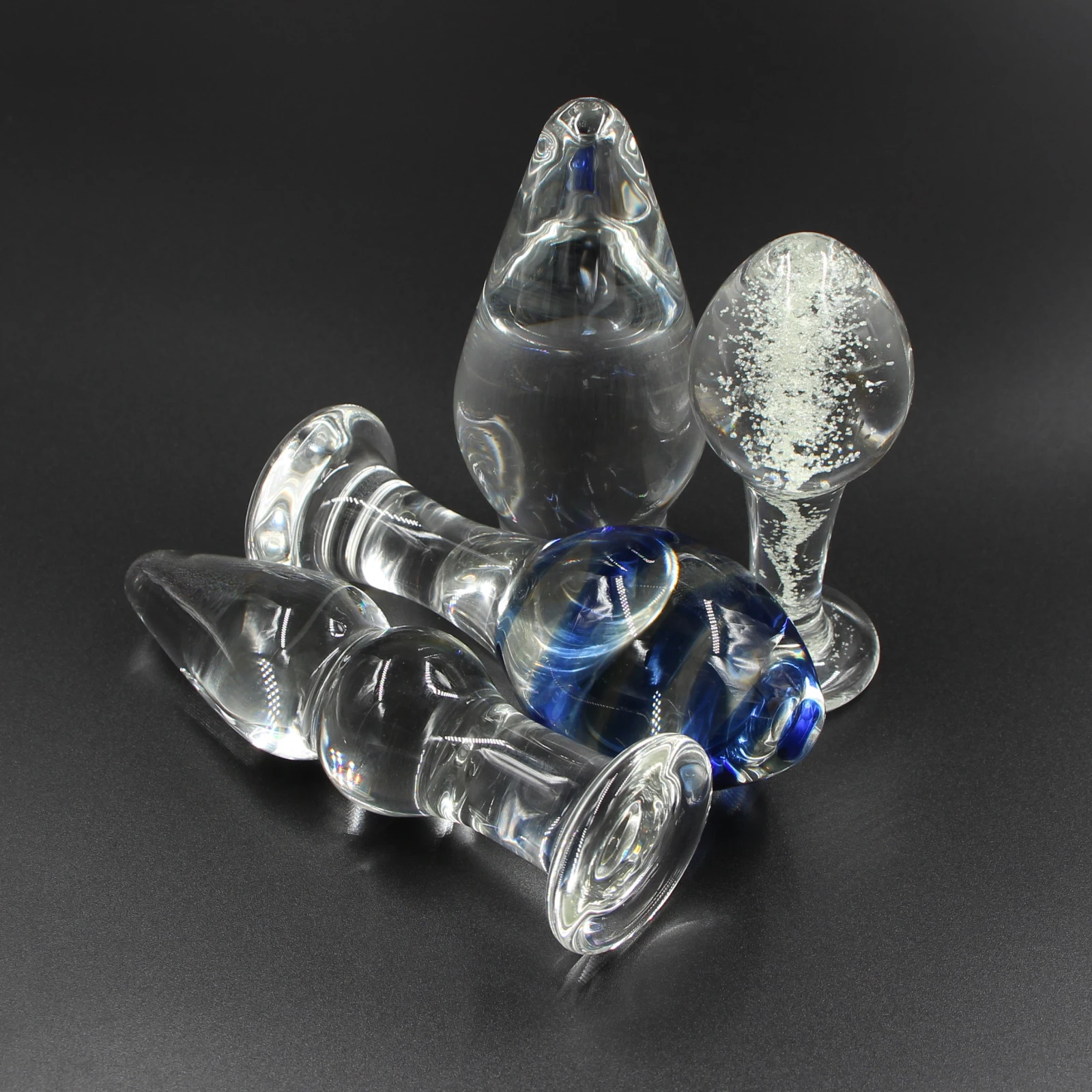 Большая стеклянная Анальная пробка анальные шарики массажер простаты