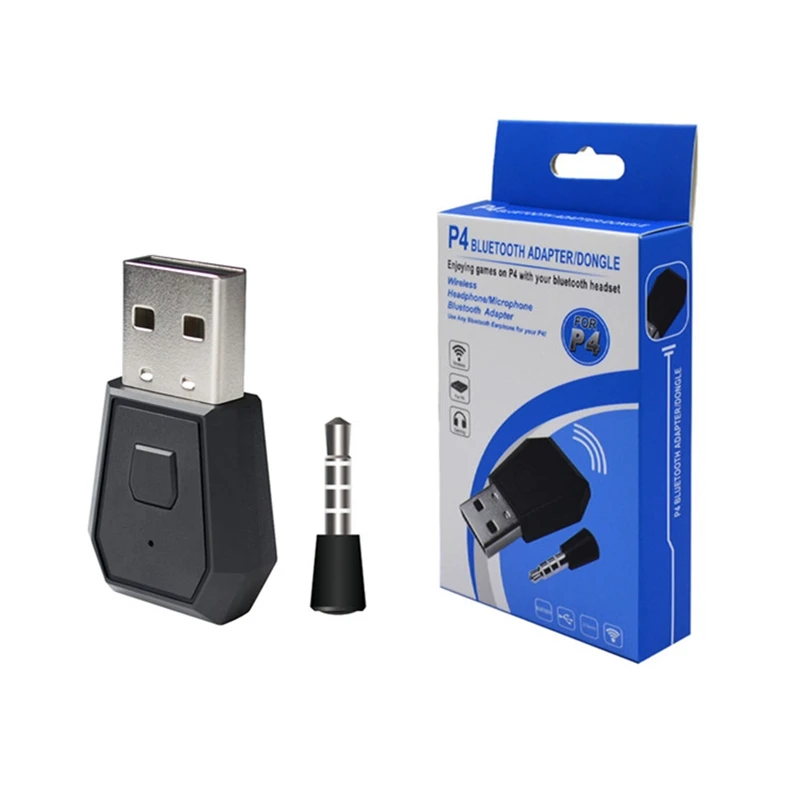 Беспроводной Bluetooth адаптер для PS4 Геймпад игровой контроллер наушники USB ключ Sony