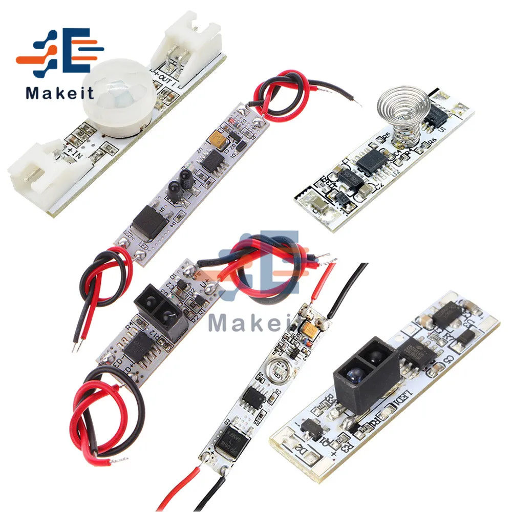 

Touch Sensor Switch Module 5V-36V 12V 24V 30W 48W Capacitive Sensor Switch Infrared Human Body Sensor for LED Dimming Control
