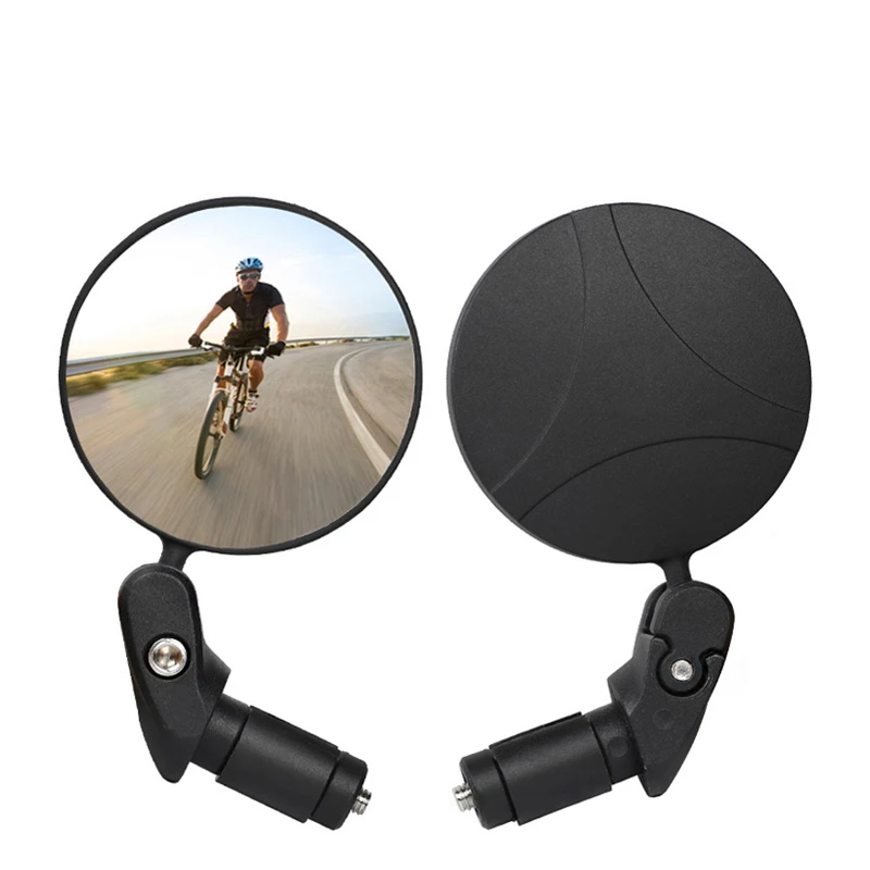 Bicycle Rearview Mirror Adjustable Rotate Wide-Angle Cycling For MTB Road Bike