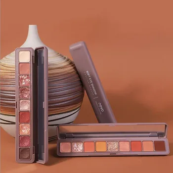 

9 Colors Fashion Eyeshadow Palette Pearlescent Matte Color Eye Shadow Lasting Without Makeup Cosmetic