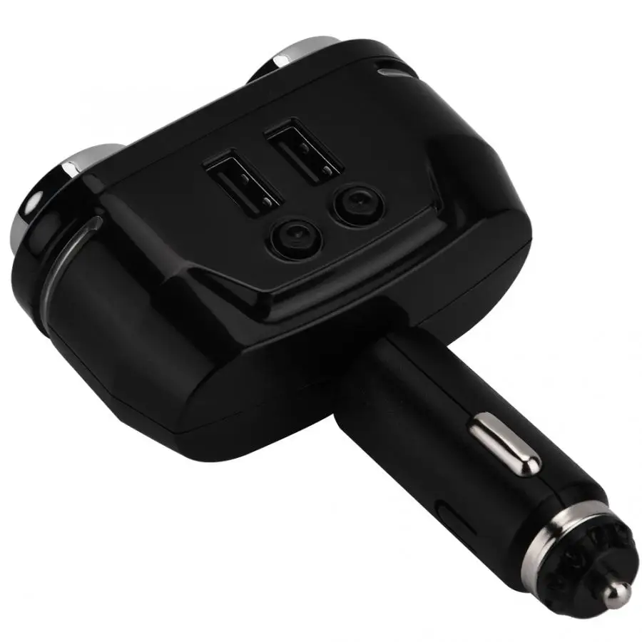Автомобильное быстрое USB зарядное устройство в прикуриватель адаптер для прикуривателя B391 двойное отверстие беспроводное напряжение защита от перегрузки функция