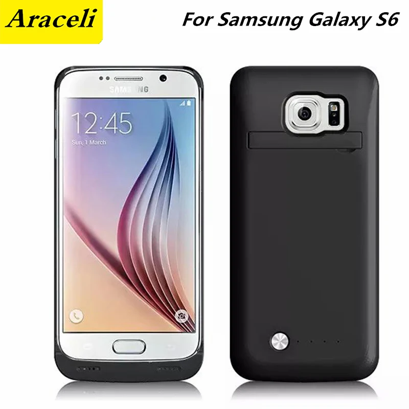 Чехол с аккумулятором 4200 мАч для Samsung Galaxy S6 чехол зарядным устройством телефона