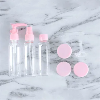 

6Pcs*3 Set Cosmetics Container Camping Transparent Travel Portable Storage Box Refillable Bottles Skin Care Empty-Spray-Bottle