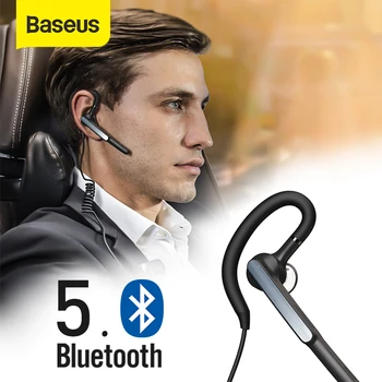 Baseus A10 Bluetooth Headset APTX Wireless Bluetooth Earphone AI Smart Handsfree Business Headset with HD Mic IP55 Waterproof