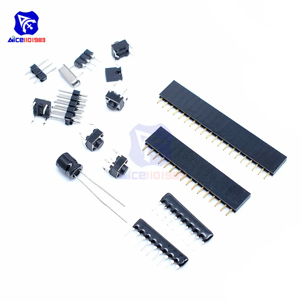diymore C51 AVR MCU Development Board DIY Kit Learning Board Components Self-recovery Fuse 51 Series Microcontroller ATmega16 diymore C51 AVR MCU Development Board DIY Kit Learning Board Components Self-recovery Fuse 51 Series Microcontroller ATmega16