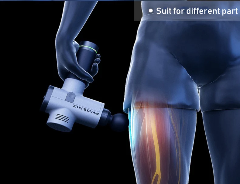 Phoenix A1 A2 портативный пистолет для массажа мышц электронная терапия высокочастотный Вибрационный массаж терапия массажер для расслабления тела