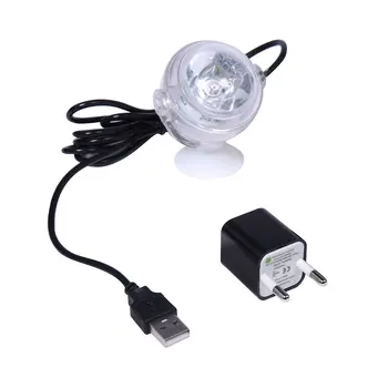 

LED Fish Tank Spotlight 1W US/EU Plug Aquarium Fish Tank Submersible LED Spotlight Lighting Underwater Lamp Drop Shipping