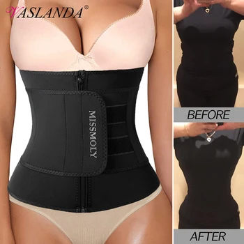 

Neoprene Waist Trainer Corset Sauna Sweat Belt Slimming Body Shaper Abdominal Trimmer Shapewear Modeling Straps Weight Loss Faja