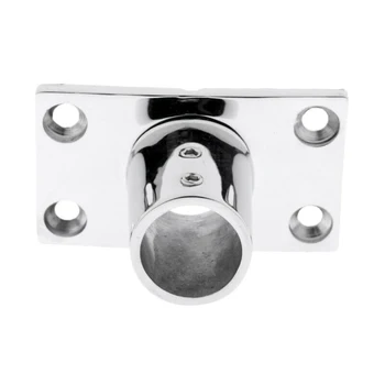 

4pcs Boat Hand Rail Fitting Corrosion resistance Silver Rectangular Parts
