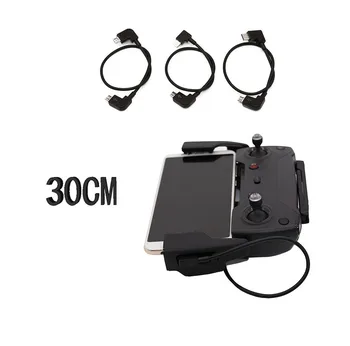 

otg Micro usb Cable 30CM for DJI Mavic Pro Mini Spark Air Mavic 2 Drone Controller Connection Cable Micro-USB IOS Type-C Adapte