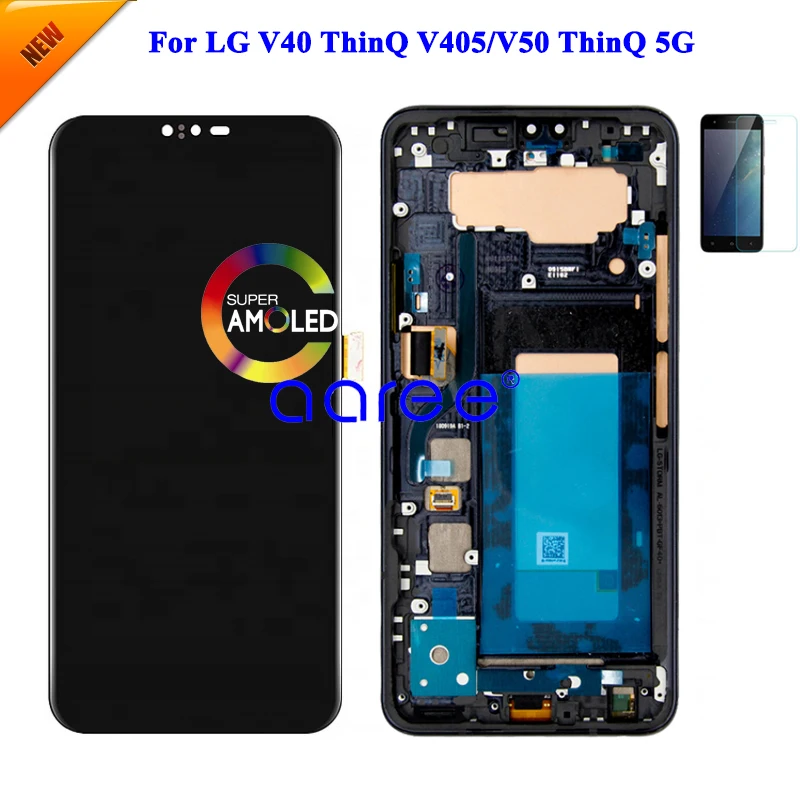 Display Lcd Amoled Originale Per Lg V40 Thinq Display Lcd Per Lg V50 Thinq 5G Display Lcd Touch Digitizer Assembly
