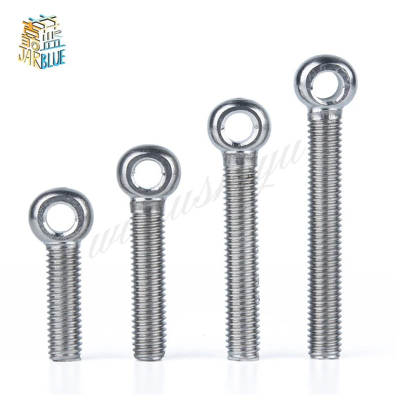 

GB798 [M5 M6 M8 M10 M12 M14 M16] 304 Stainless Steel Eye Bolt Stud Articulated Anchor Bolt