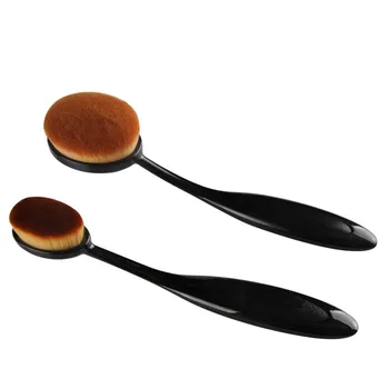 

Makeup Brushes toothbrush Oval Cosmetic Makeup Pro Blush Face Foundation Blending Brush Makeup Tool