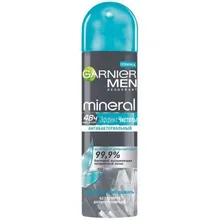 Дезодорант-спрей мужской «Mineral Эффект Чистоты» Garnier, 150 мл