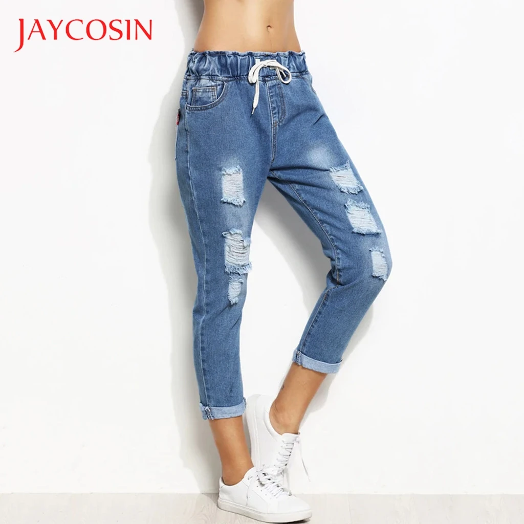 JAYCOSIN Women Jeans Sexy Jeans Denim 