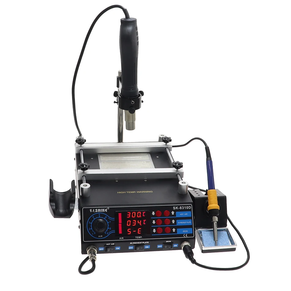 SAIKE8310D 853AAA станция предварительного нагрева PCB подогреватель сварочная станция BGA паяльная станция паяльник пистолет горячего воздуха сварочная станция