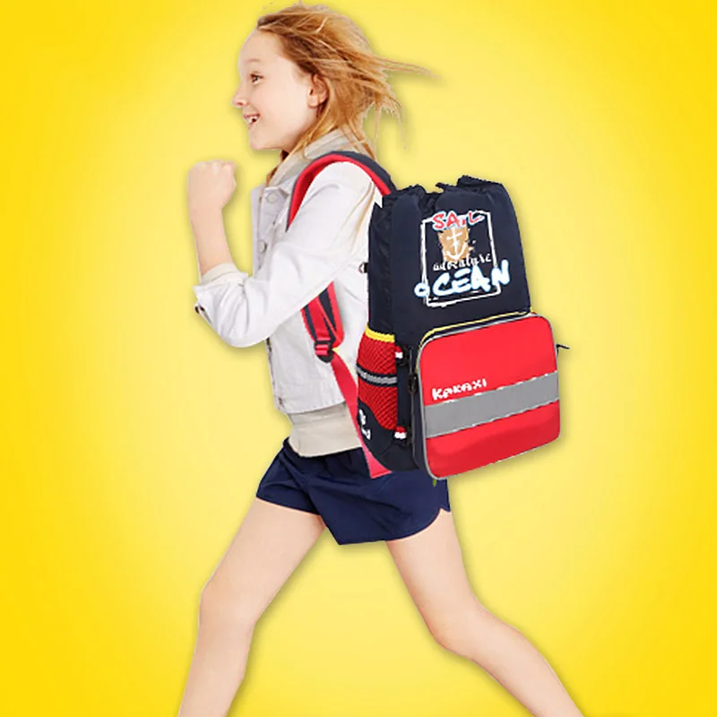 

Kdings CHILDREN'S School Bags Young STUDENT'S Multi-functional Backpack Fashion Smart Drawstring Backpack School Bag