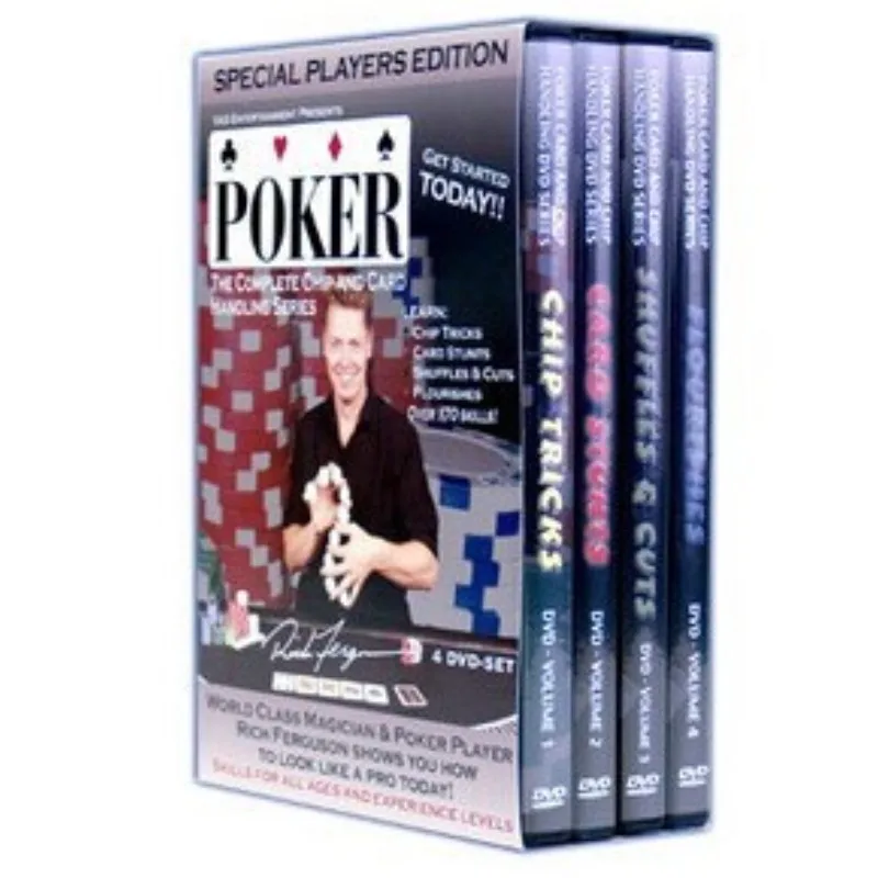 The Complete Card And Chip Handling Series 1-4 Rich Ferguson-magic ...