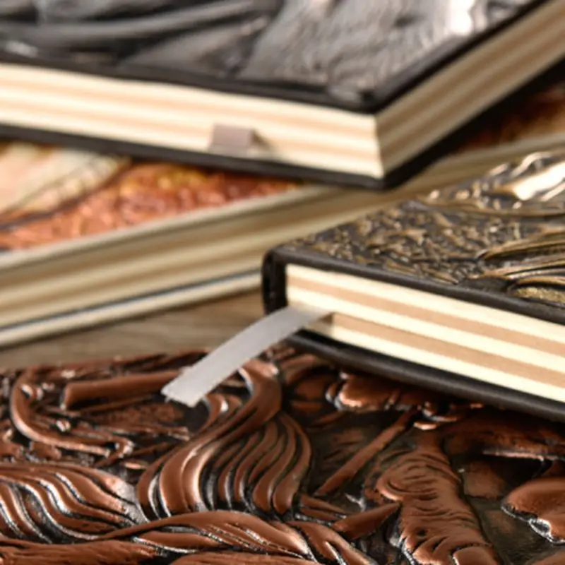 Creative The Magic Embossed A5 Leather Notebook Journal Notepad Travel Diary Planner Book School Office Supplies Creative The Magic Embossed A5 Leather Notebook Journal Notepad Travel Diary Planner Book School Office Supplies