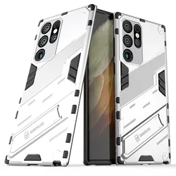 Armor Shockproof Phone Case with Durable Back Cover - Galaxy A32 4G 6.4 (Sliver)