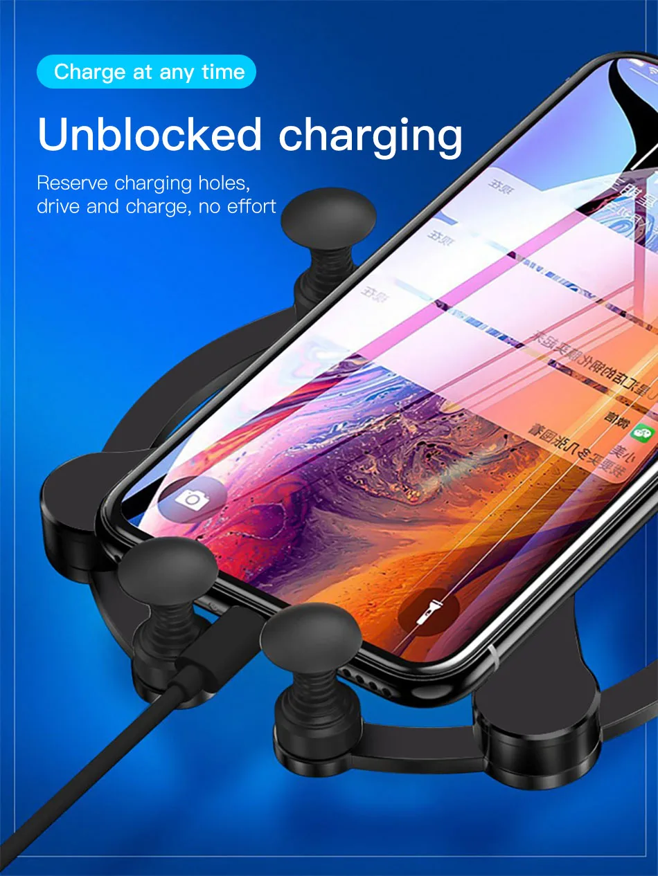 !ACCEZZ Qi Car Fast Wireless Charger For iPhone 8 8 Plus 11 Pro XS Samsung S10 S9 Huawei Mate 20 Universal Air Vent Phone Holder (8)