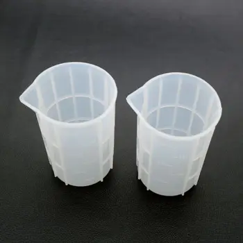 

350ML Flexible Silicone Measuring Cup Mixing Cups Cook Bakers Resin Jewelry Tool N58F