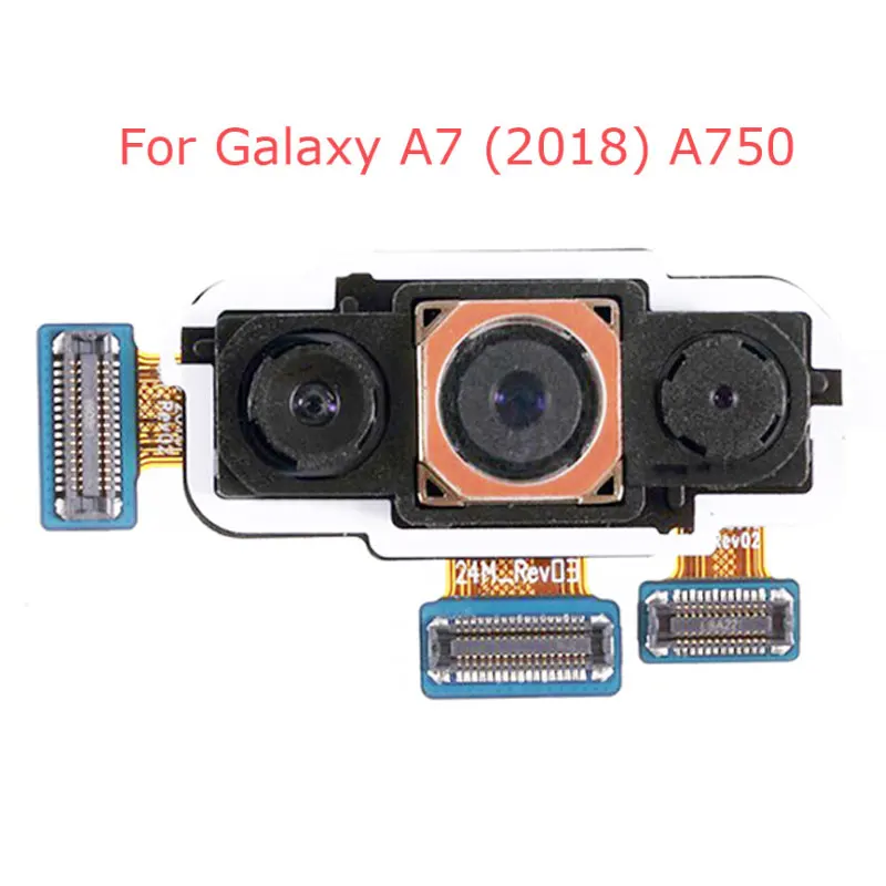 Задняя Камера фронтальная камера с модулем для Samsung Galaxy A7 A750 A750F большой небольшой модуль с камерой с гибким кабелем