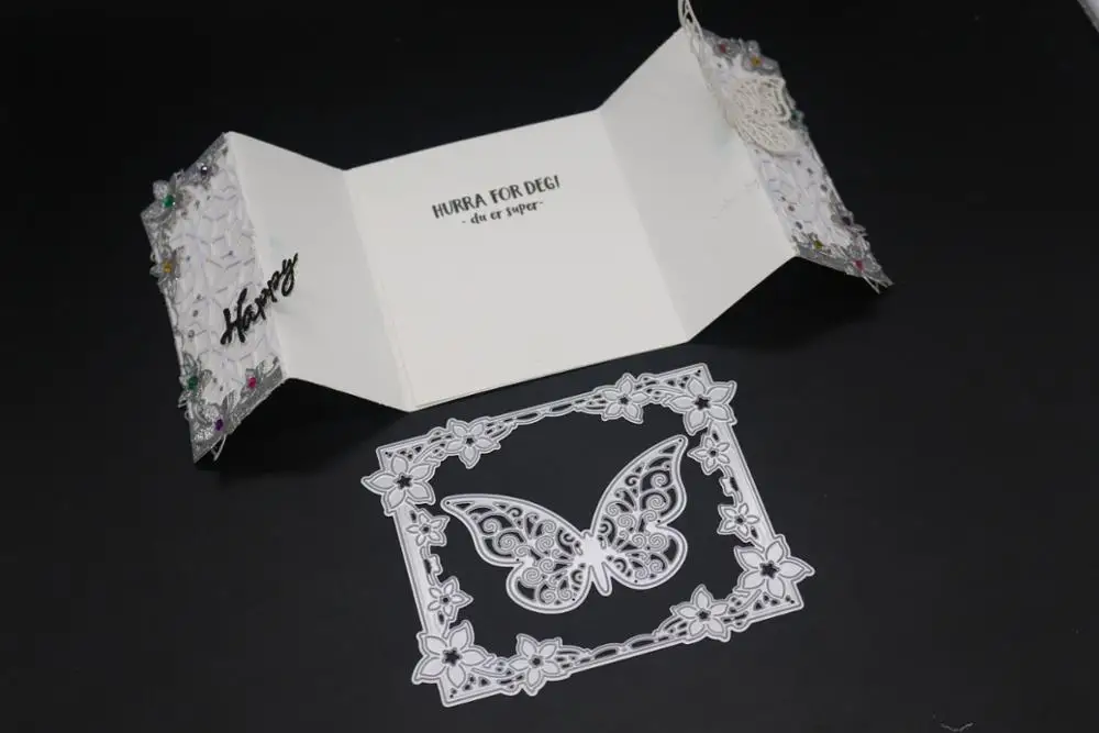 

AZSG Butterfly Cutting Dies For DIY Scrapbooking Die Decoretive Embossing Stencial DIY Decoative Cards Die Cutter