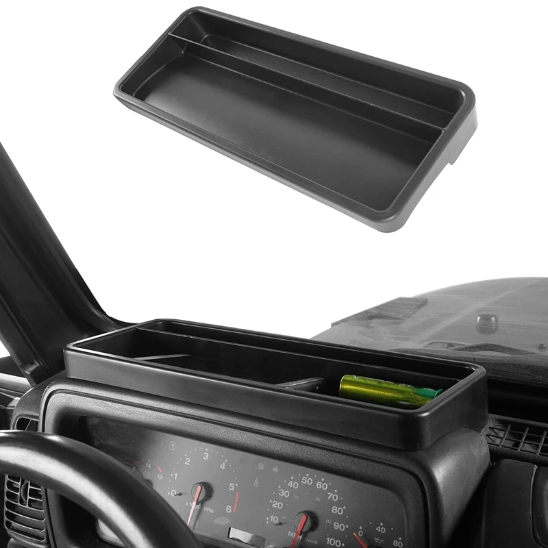 Ящик для хранения приборной панели Jeep Wrangler TJ 1997 2006 Dash держатель телефона