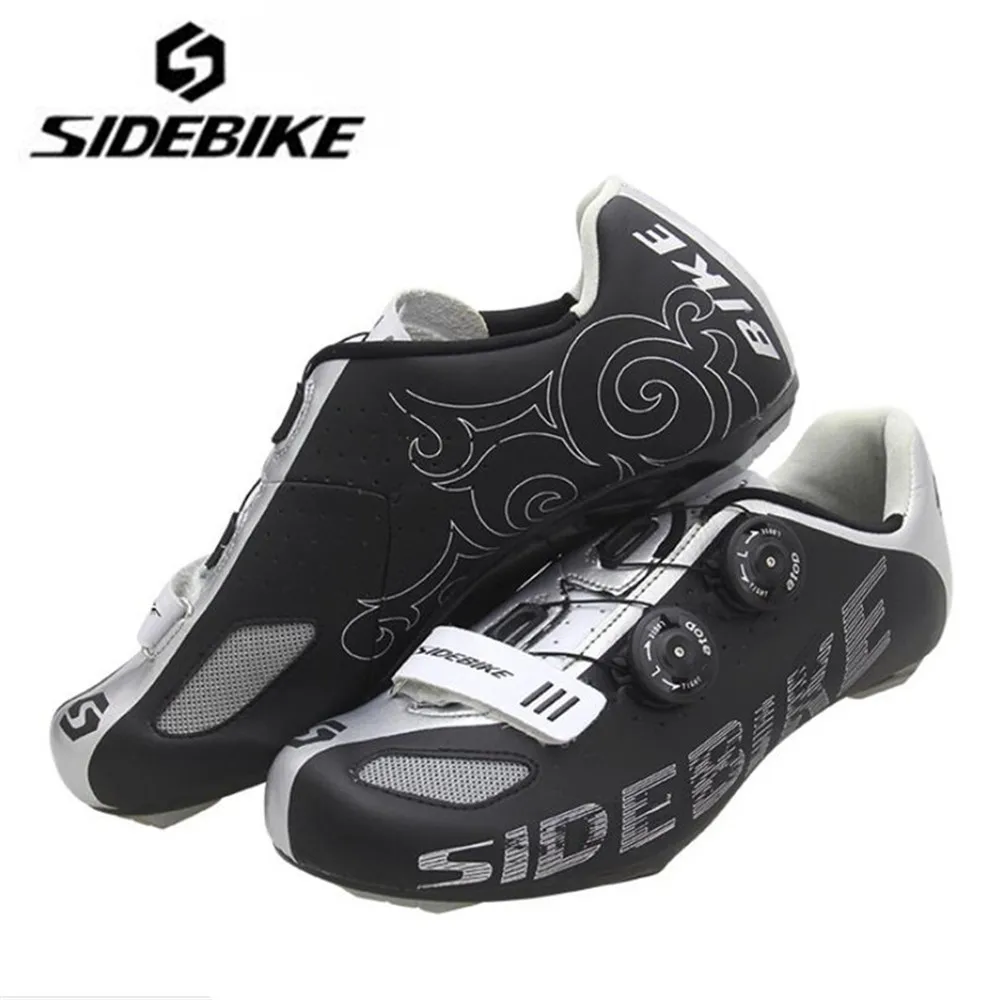 Sidebike/велосипедная обувь для шоссейного велосипеда, набор с педалью, Мужская профессиональная обувь для гоночного велосипеда, самоблокирующаяся, для занятий спортом на открытом воздухе, ультралегкий велосипед