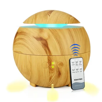 

Remote Control Air Ultrasonic Humidifier Essential Oil Diffuser Atomizer Air Freshener Mist Maker Wood with LED Light For Home