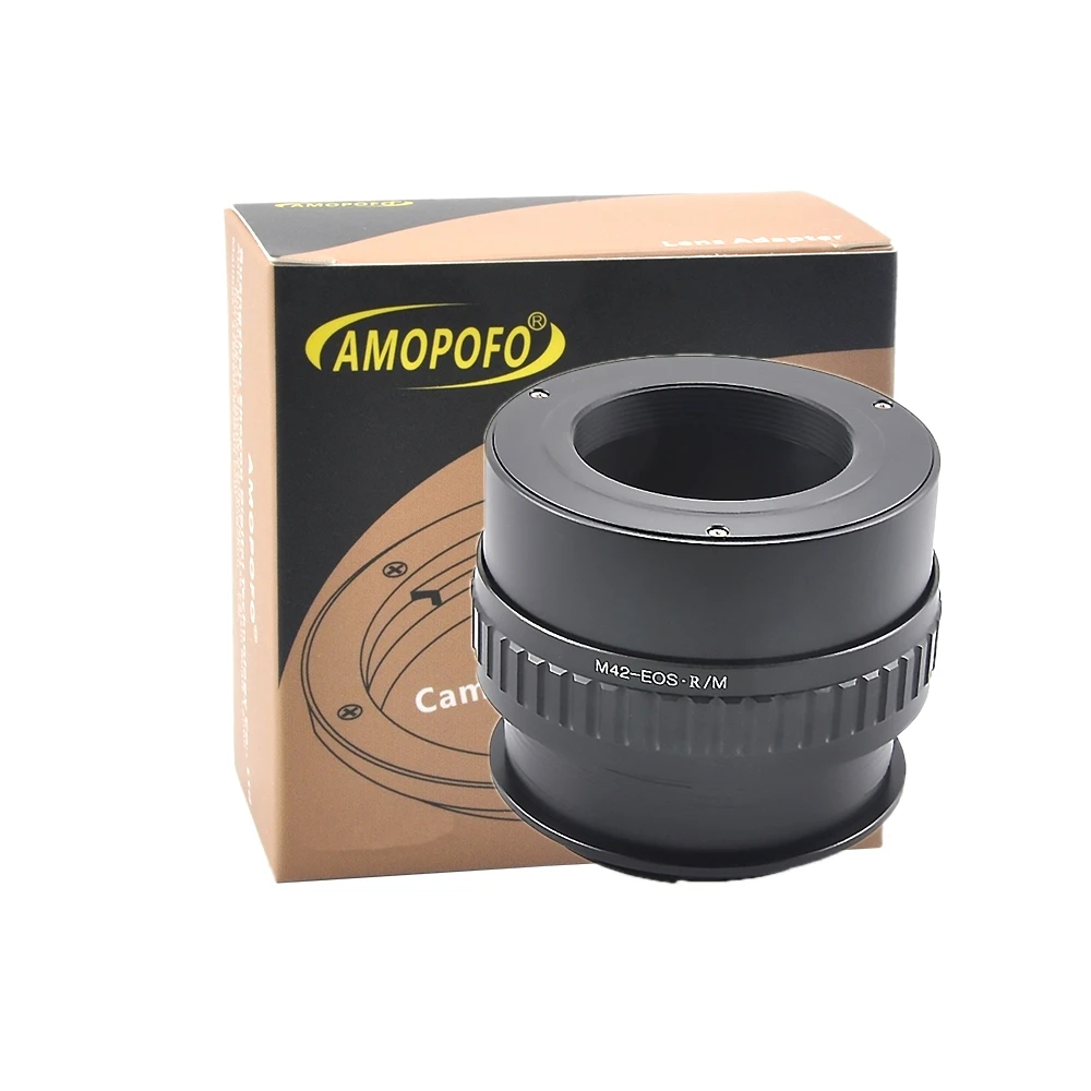 Adaptador M42 a EOS helicoidal de enfoque Macro M42 (42x1mm), de montaje en tornillo para cámara Canon EOS R Full Famer.|Adaptador de lentes| - AliExpress