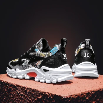 

New Men's Casual Shoes Lightweight Comfortable Personality Sneakers Men Breathable Fashion Trend Snerkers Zapatillas Hombre