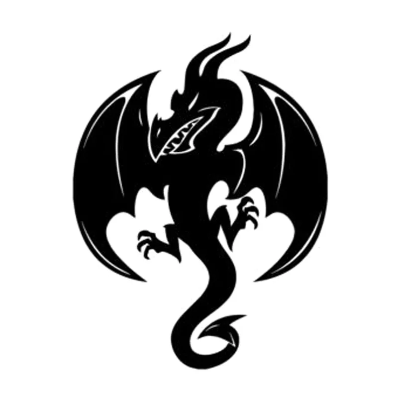 

Hot Sell Funny Dragon Car Stickers Decals Window Vinyl Motorcycle Decals Auto Decorative Stickers PVC 16CM*12CM