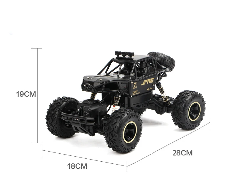 XYCQ RC автомобиль 4WD 2,4 ГГц альпинистский автомобиль 4x4 двойные двигатели Bigfoot автомобиль дистанционное управление Модель внедорожный