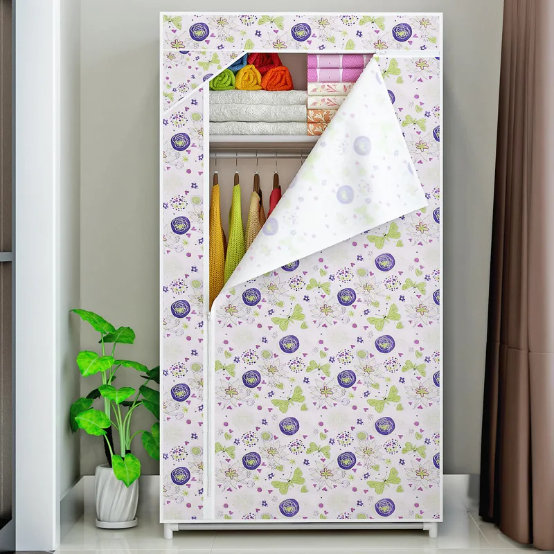 

non-woven fabric combination installation simple cloth cabinet single small cloth cabinet storage cabinet can be distributed